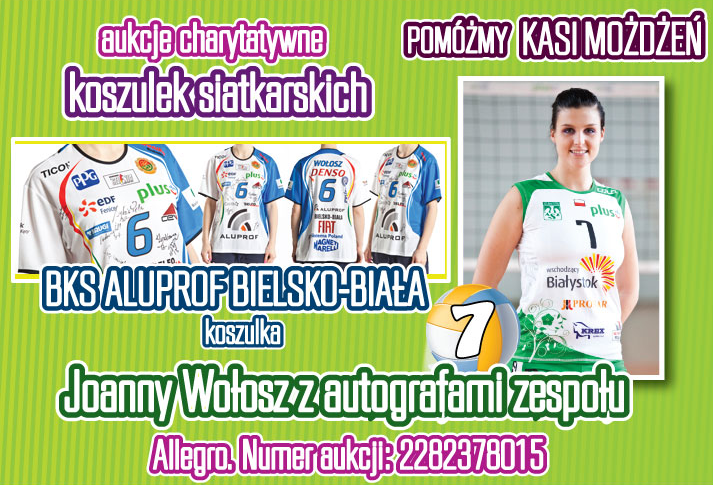 Pomóżcie Kasi licytując koszulkę Asi
